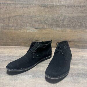 Steve Madden Hacksaw Black Suede Chukka Boots Men's Size 13